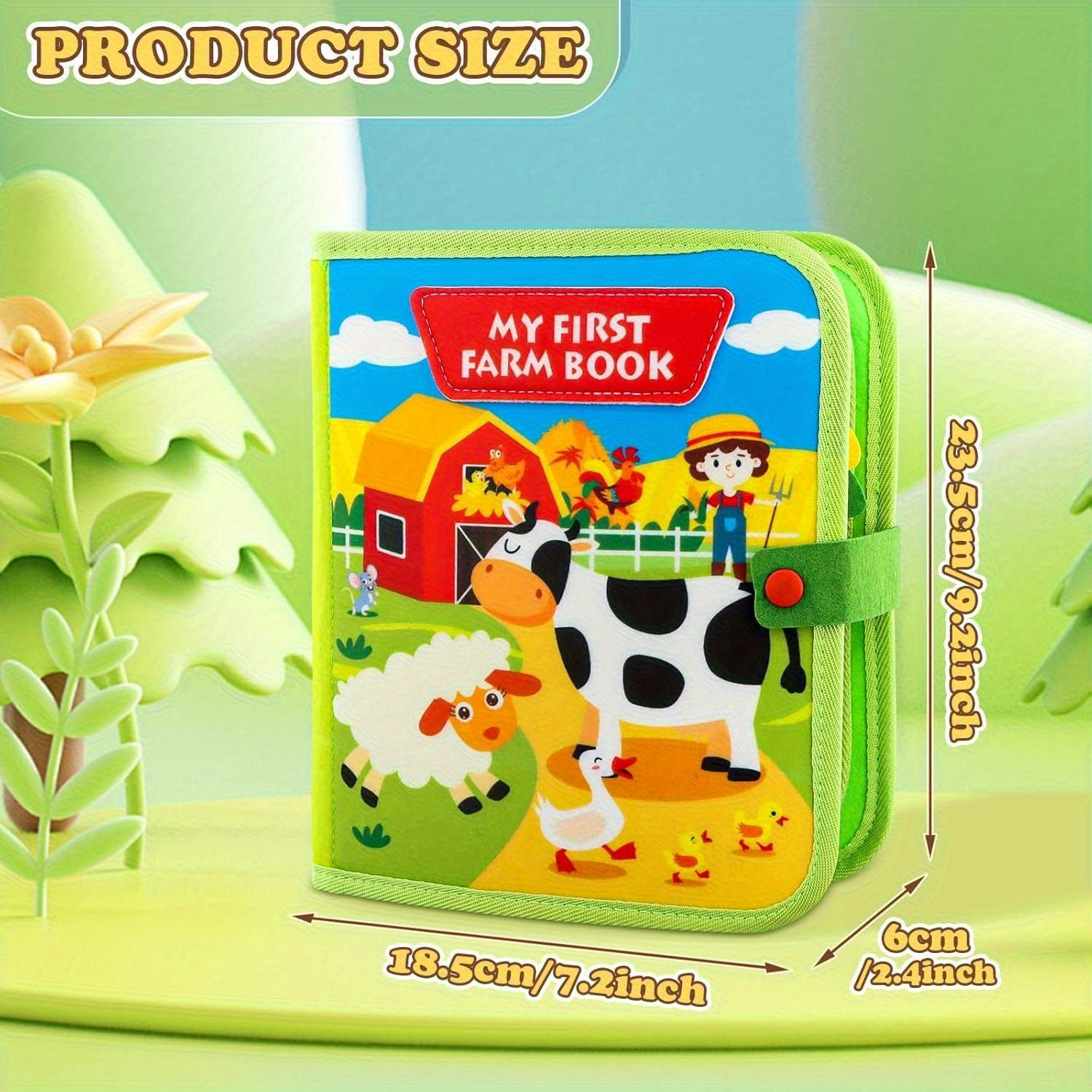 Kids Learning Toy Set: Felt Learning Board, Busy Board, Busy Book, Preschool Activity Toys for Life Skills, Letters, Numbers, Shapes, Colors, Animals, Weather, Travel Toys for Toddlers, Easter, Christmas, Birthday, Holiday Gi